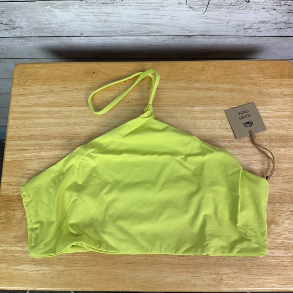 Free People X Toast Swim Apex Bikini Top Daiquiri Size XS